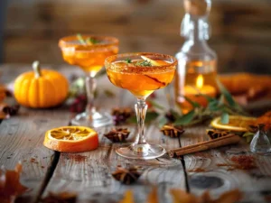 Fall spiced cocktails